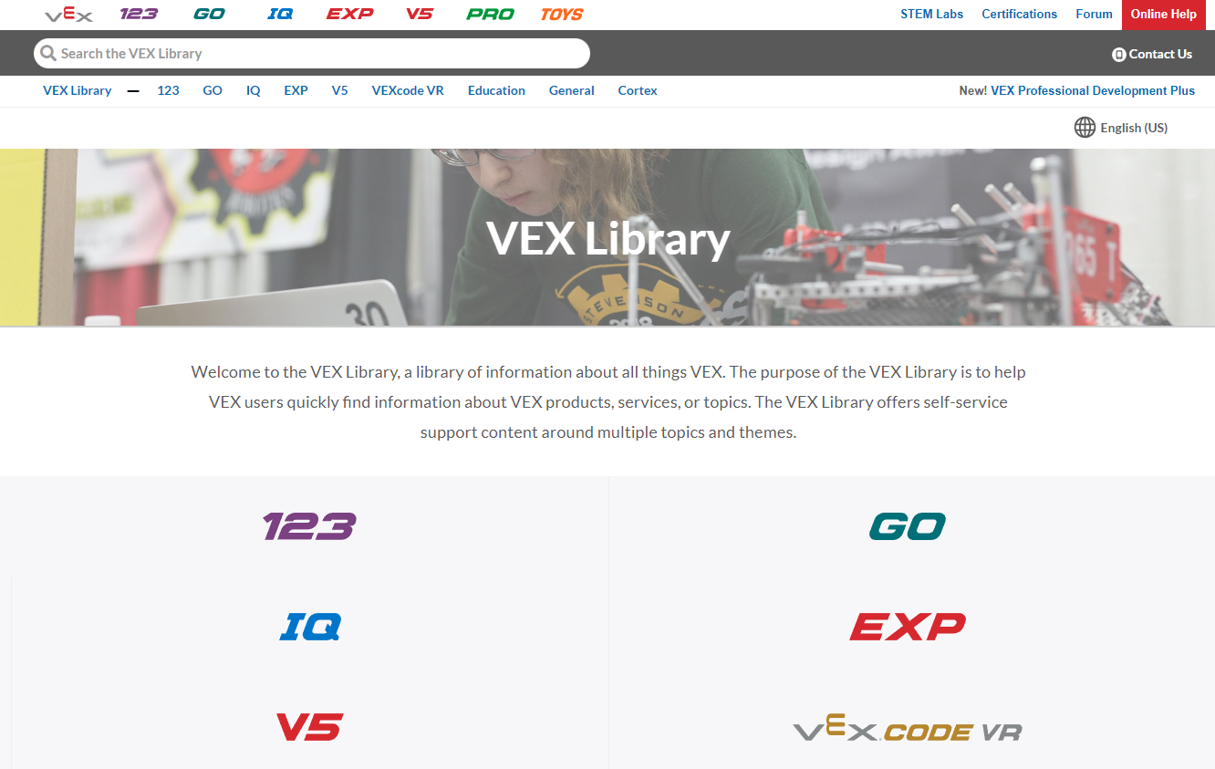 Бібліотека VEX